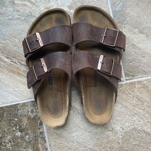 Birkenstocks brown size 37 womens